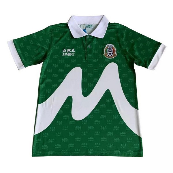 Tailandia Camiseta Mexico 1ª Retro 1995 Verde